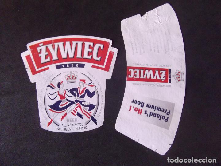 Etichette antiche: CERVEZA-V9ET-8-ETIQUETAS-ZYWIEC