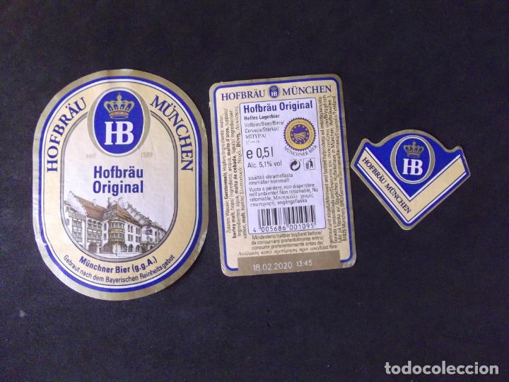 Etichette antiche: CERVEZA-V9ET-8-ETIQUETAS-HB
