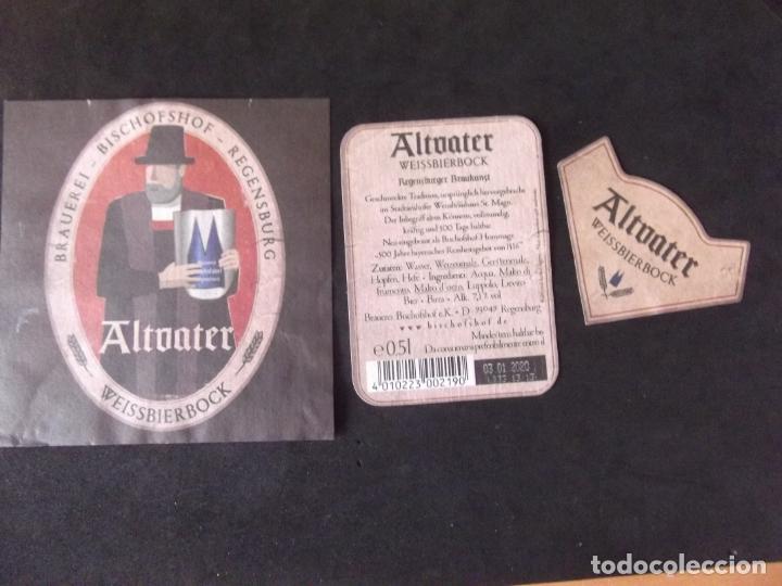 Etichette antiche: CERVEZA-V9ET-8-ETIQUETAS-ALTVATER
