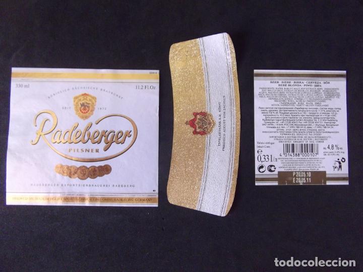 Etichette antiche: CERVEZA-V9ET-8-ETIQUETAS-RADEBERGER
