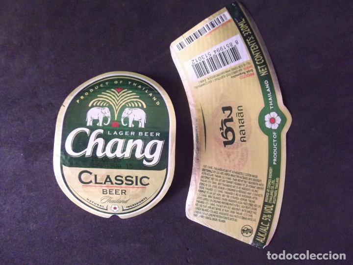 Etichette antiche: CERVEZA-V9ET-8-ETIQUETAS-CHANG