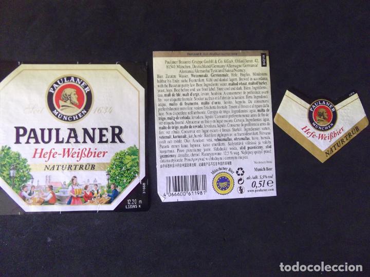 Etichette antiche: CERVEZA-V9ET-8-ETIQUETAS-PAULANER