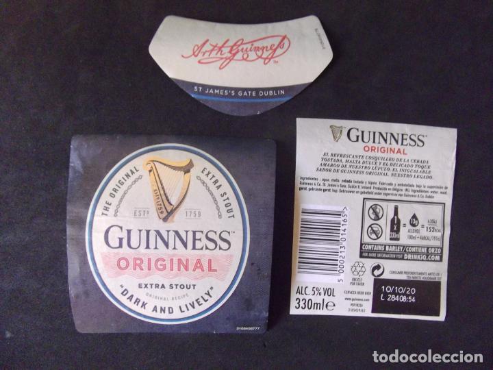 Etichette antiche: CERVEZA-V9ET-8-ETIQUETAS-GUINNESS
