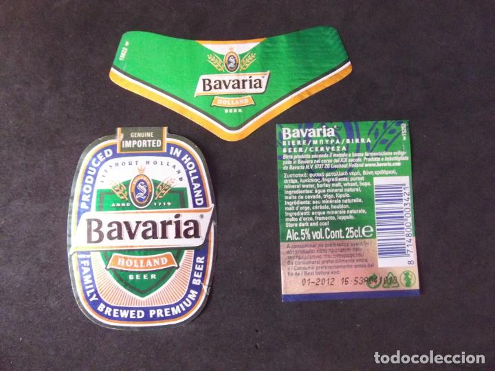 Etichette antiche: CERVEZA-V9ET-8-ETIQUETAS-BAVARIA.