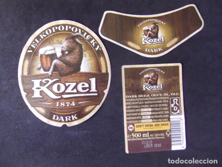 Etichette antiche: CERVEZA-V9ET-8-ETIQUETAS-KOZEL