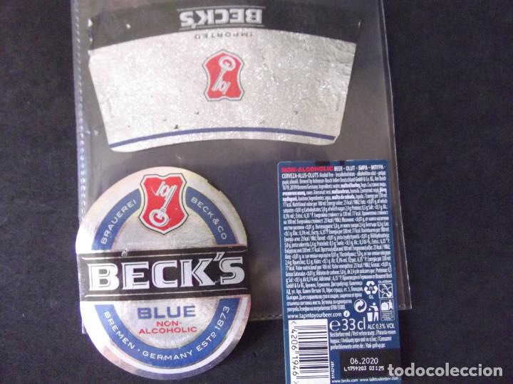 Etichette antiche: CERVEZA-V9ET-8-ETIQUETAS-BECKS