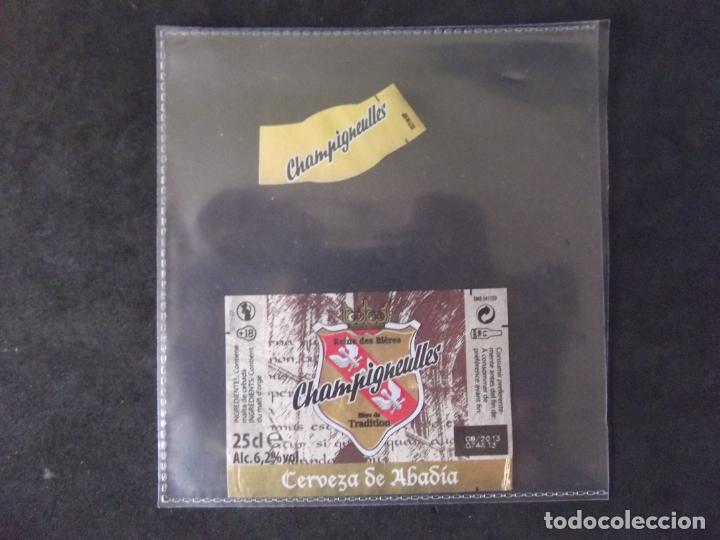 Etichette antiche: CERVEZA-V9ET-8-ETIQUETAS-CHAMPIGHEULLES