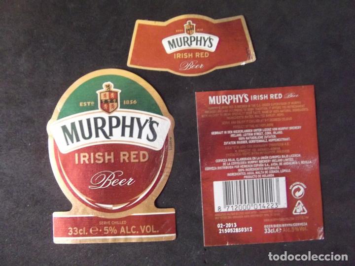 Etichette antiche: CERVEZA-V9ET-8-ETIQUETAS-MURPHY'S