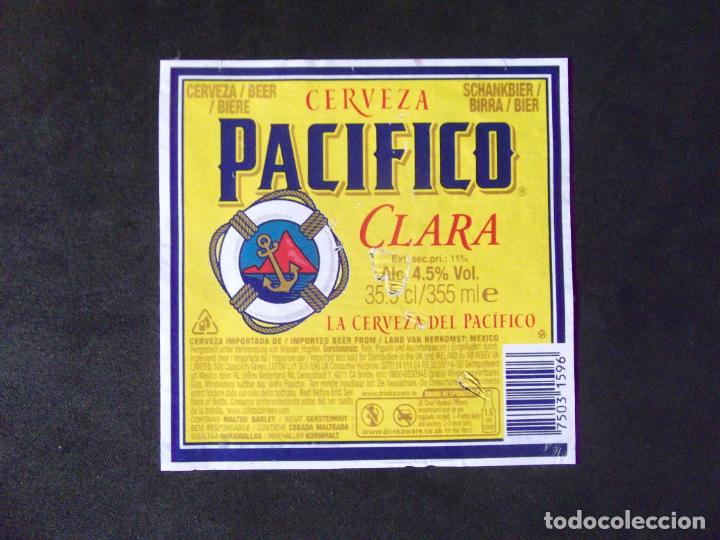 Etichette antiche: CERVEZA-V9ET-8-ETIQUETAS-PACIFICO