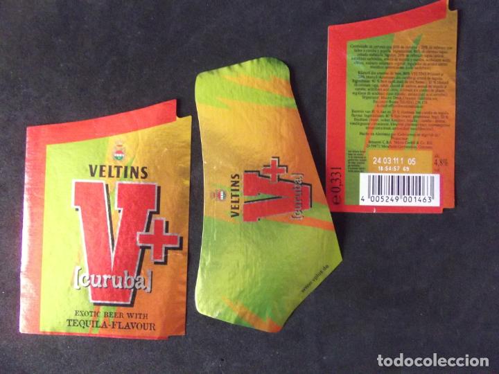 Etichette antiche: CERVEZA-V9ET-8-ETIQUETAS-VELTINS