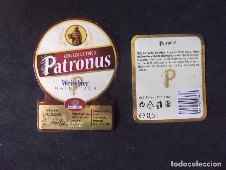 Etichette antiche: CERVEZA-V9ET-8-ETIQUETAS-PATRONUS