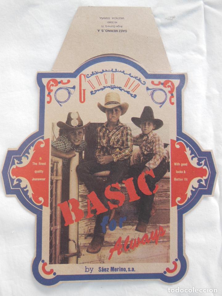 Etiquetas antiguas: BASIC ALWAYS, GUNGA DIN, JEANS (Vaqueros) S&Aacute;EZ MERINO, VALENCIA - Foto 1