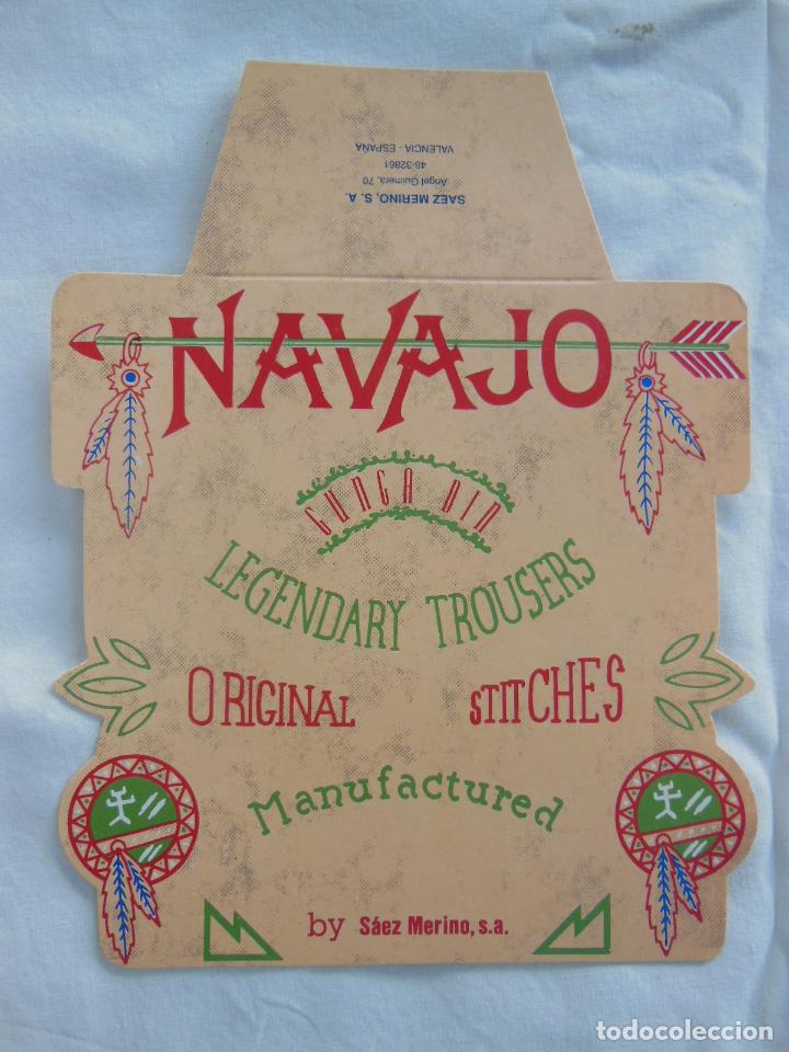 Etiquetas antiguas: NAVAJO, GUNGA DIN Legendary Trousers, Original Stitches (Vaqueros, Jeans)