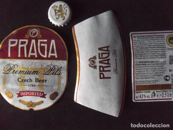 Etichette antiche: CERVEZA-V9-K-III-ETIQUETAS Y CHAPA-PRAGA