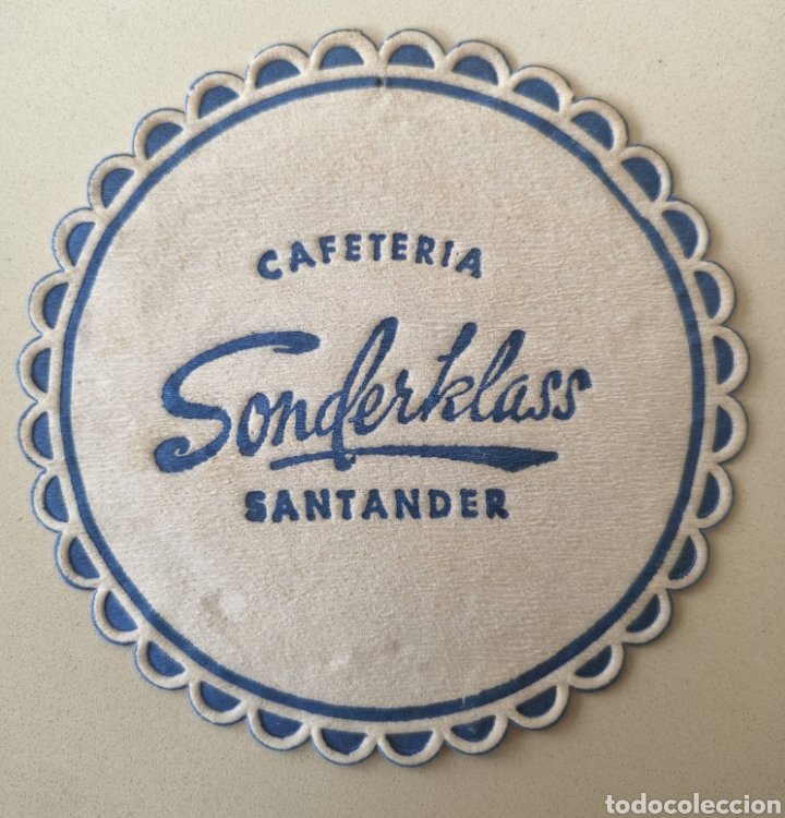 Etichette antiche: Posavasos Cafeter&iacute;a Sonderklass - Santander (Cantabria) - Coaster