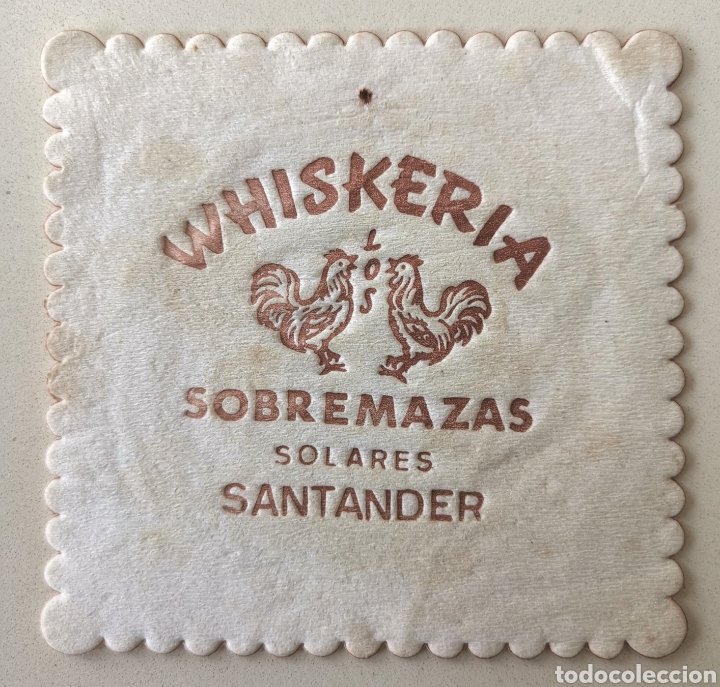 Alte Etiketten: Posavasos Whiskeria Los Sobremazas - Solares - Santander (Cantabria) - Coaster