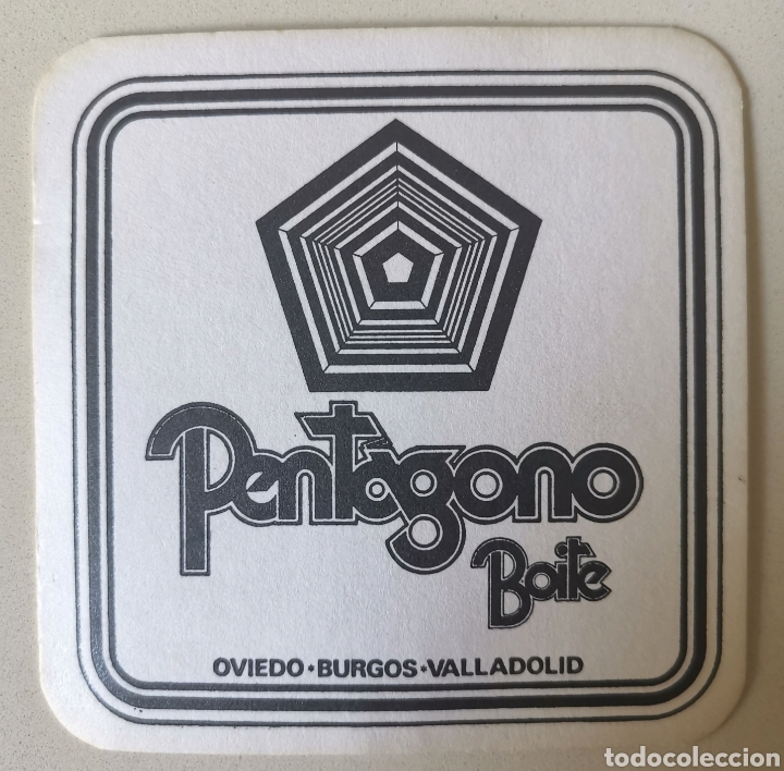 Alte Etiketten: Posavasos Pent&aacute;gono Baile Disco - Oviedo Burgos Valladolid - Asturias Castilla y Le&oacute;n - Coaster
