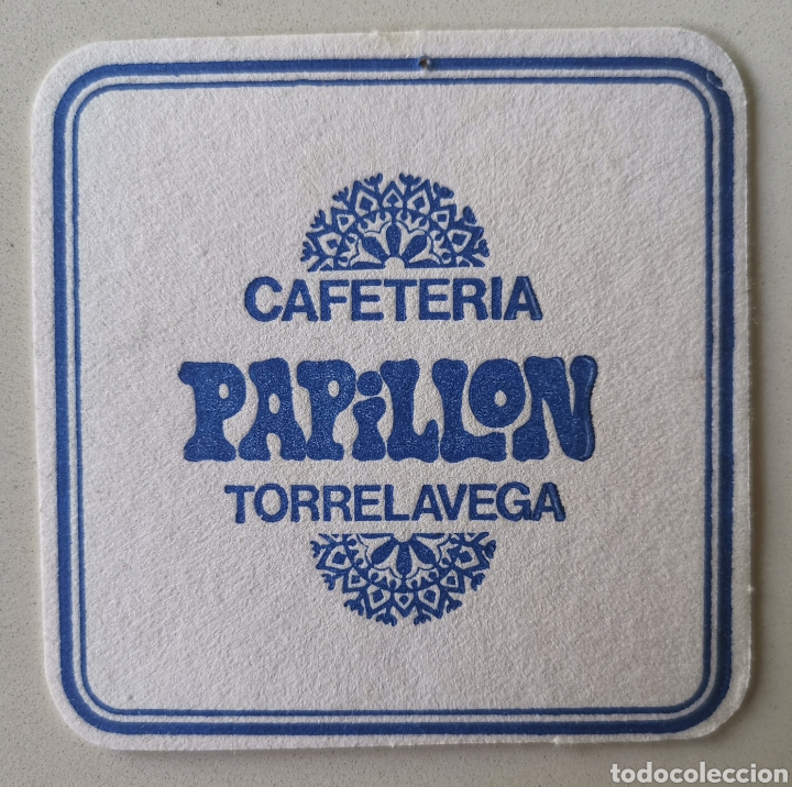 Etichette antiche: Posavasos Cafeter&iacute;a Papillon - Torrelavega (Cantabria) - Coaster