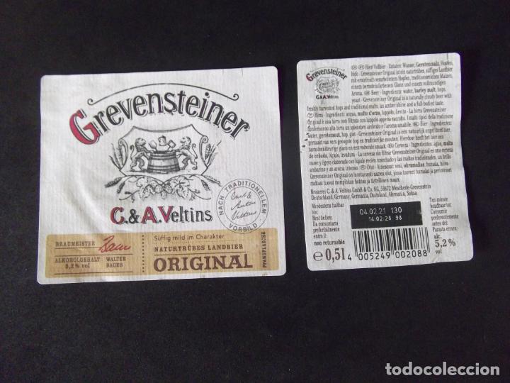 Etiquetas antigas: CERVEZA-V9ET-9-ETIQUETAS-GREVENSTEINER