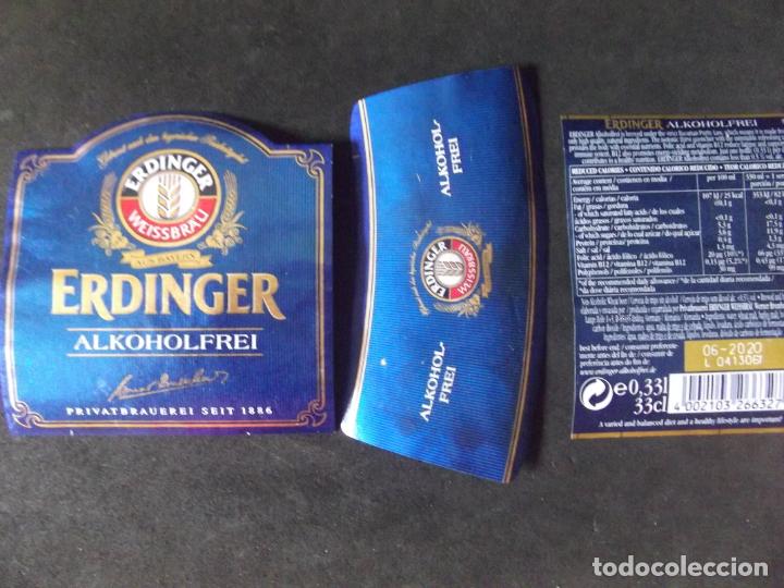 Etichette antiche: CERVEZA-V9ET-9-ETIQUETAS-ERDINGER