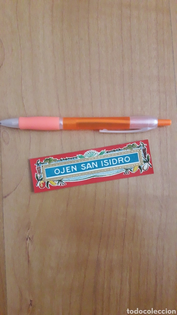 Etichette antiche: ETIQUETA OJEN SAN ISIDRO. A&Ntilde;OS 50