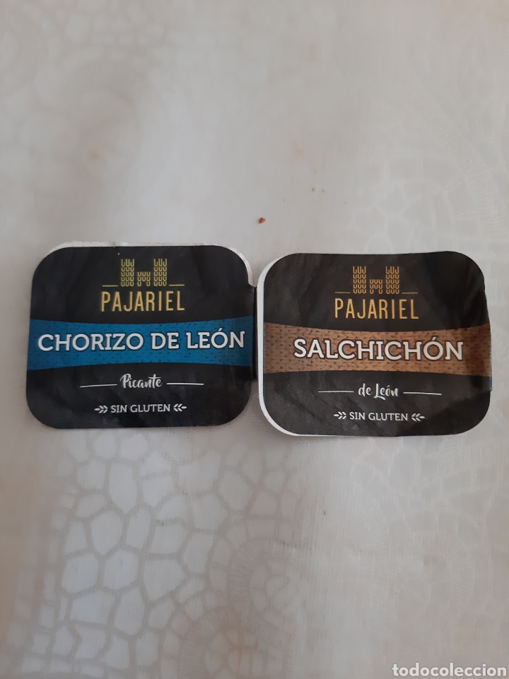 Etichette antiche: ETIQUETA PAJARIEL LEON EMBUTIDOS