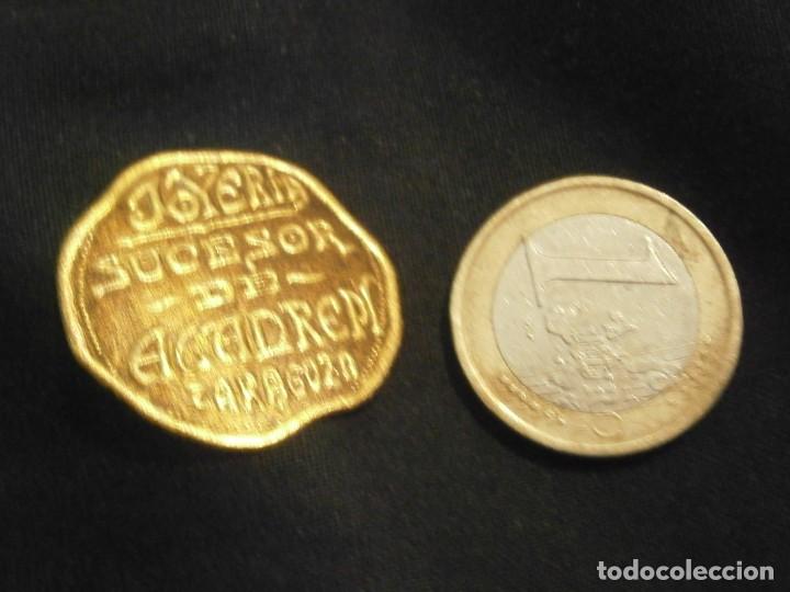 Etiquetas antiguas: ETIQUETA DE ZARAGOAZA A&Ntilde;OS 30/40 JOYERO SUCESOR