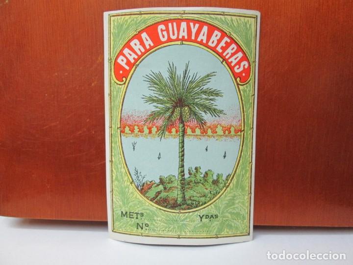 Etiquetas antiguas: ANTIGUA ETIQUETA BRANDY CO&Ntilde;AC, PARAQ GUAYABERAS