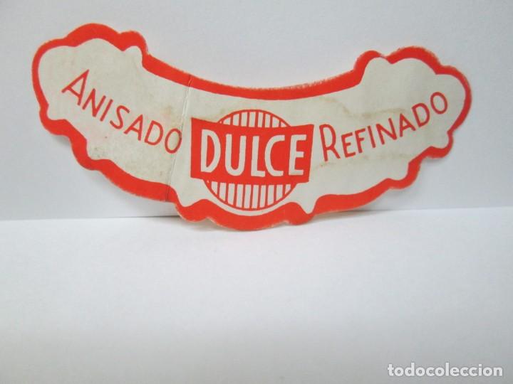 Etiquetas antiguas: ANTIGUA ETIQUETA BRANDY CO&Ntilde;AC, ANISAD DULCE REFINADO