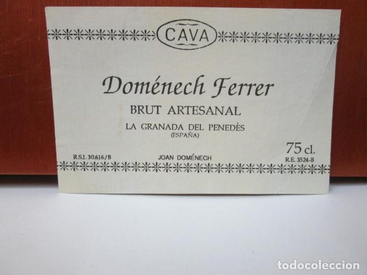 Etiquetas antiguas: ANTIGUA ETIQUETA,BRUT DOMENECH FERRER