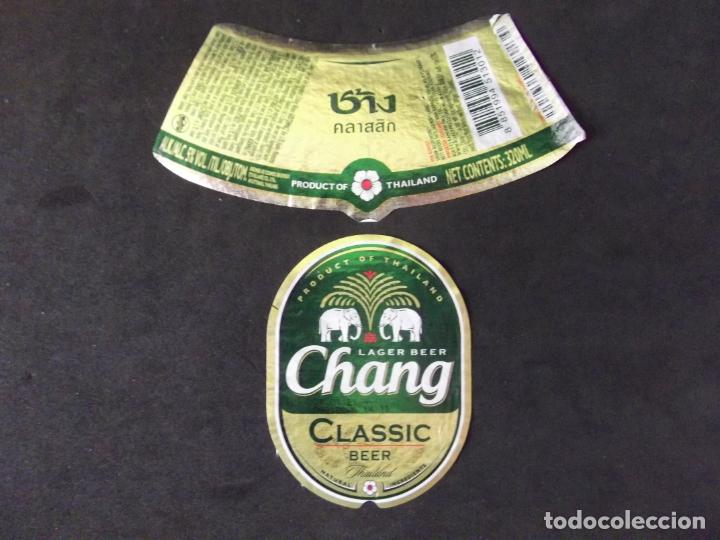 Old Labels: CERVEZA-V9ET-9-ETIQUETAS-CHANG