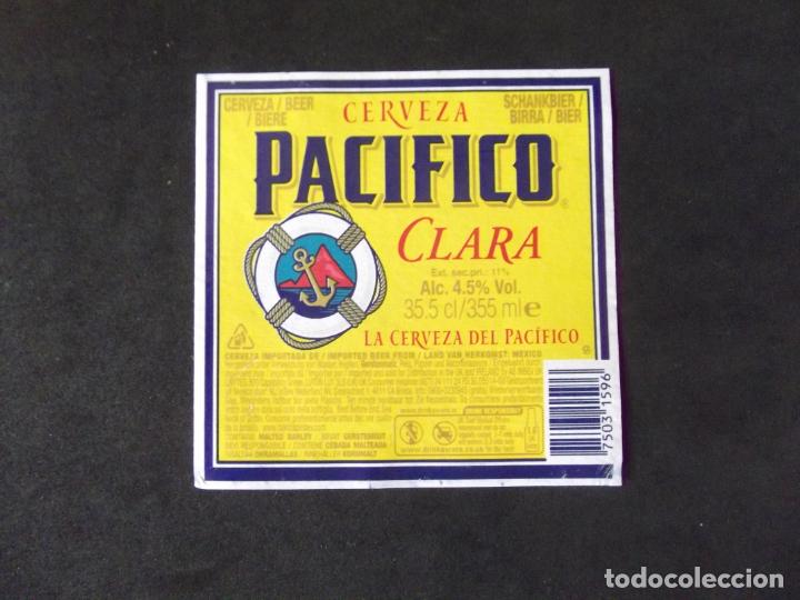 Old Labels: CERVEZA-V9ET-9-ETIQUETAS-PACIFICO