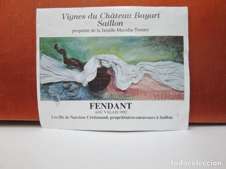 Etiquetas antigas: ANTIGUO ETIQUETA, VIGNES FENDANT