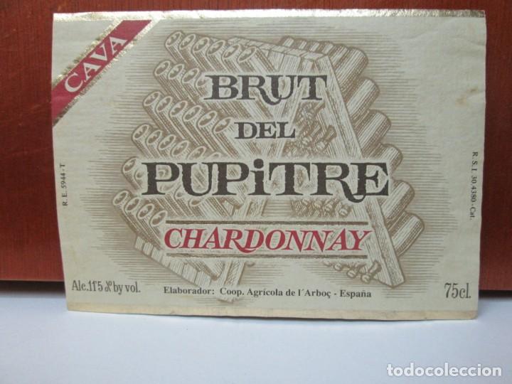 Etichette antiche: ANTIGUA ETIQUETA, BRUT DEL PUPITRE CHARDONNAY