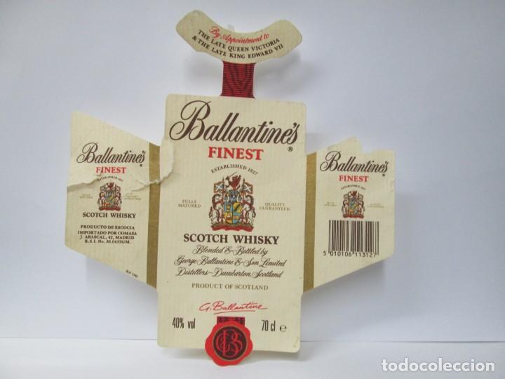 Etiquetas antiguas: ANTIGUA ETIQUETA, WHISKY BALLANTAINES