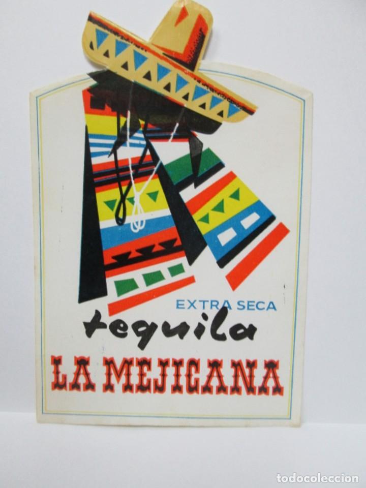 Etichette antiche: ANTIGUA ETIQUETA, TEQUILA LA MEJICANA