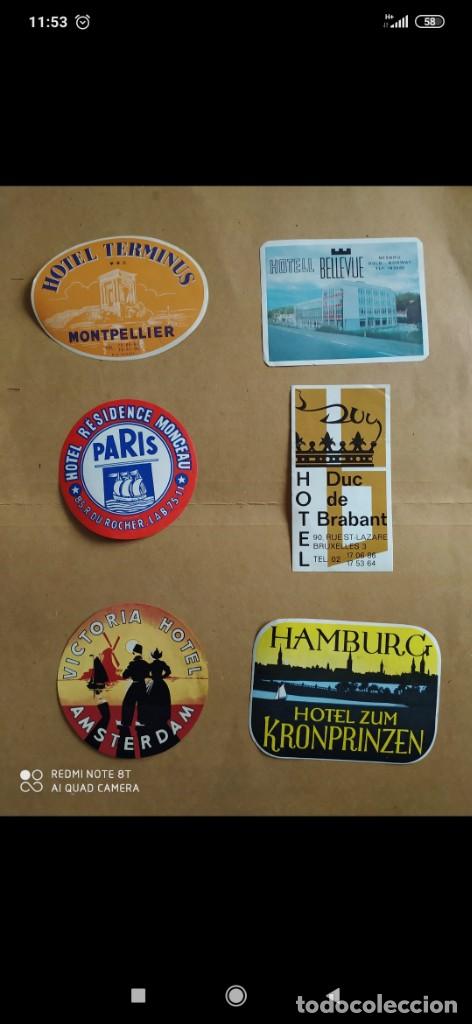 Etiquetas antiguas: Etiquetas antiguas de hoteles