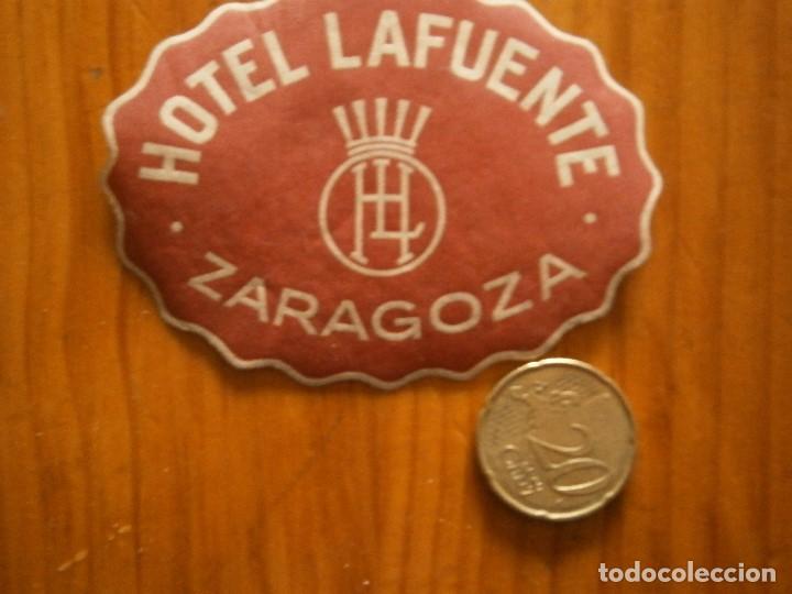 Etiquetas antiguas: &iexcl;&iexcl; ETIQUETA DE ,ZARAGOZA''A&Ntilde;OS 30 40&iexcl;UNICA EN TC&iexcl;HOTEL LA FUENTE