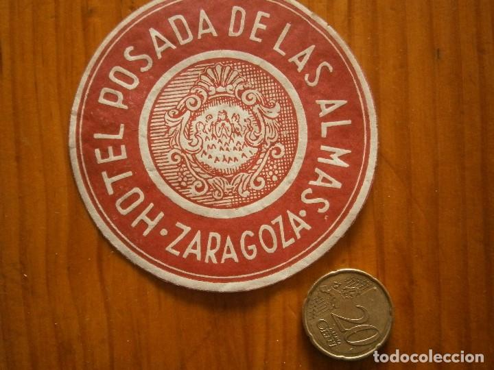 Etiquetas antiguas: &iexcl;&iexcl; ETIQUETA DE ,ZARAGOZA''A&Ntilde;OS 30 40&iexcl;UNICA EN TC&iexcl;POSADA DE LAS ALMAS HOTEL