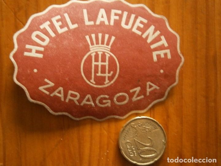 Etiquetas antiguas: &iexcl;&iexcl; ETIQUETA DE ,ZARAGOZA''A&Ntilde;OS 30 40&iexcl;UNICA EN TC&iexcl;HOTEL LA FUENTE