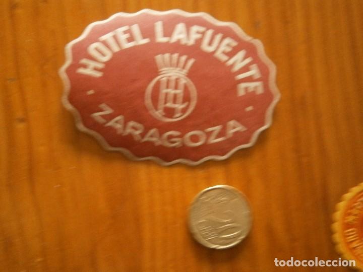 Etiquetas antiguas: &iexcl;&iexcl; ETIQUETA DE ,ZARAGOZA''A&Ntilde;OS 30 40&iexcl;UNICA EN TC&iexcl;HOTEL LA FUENTE