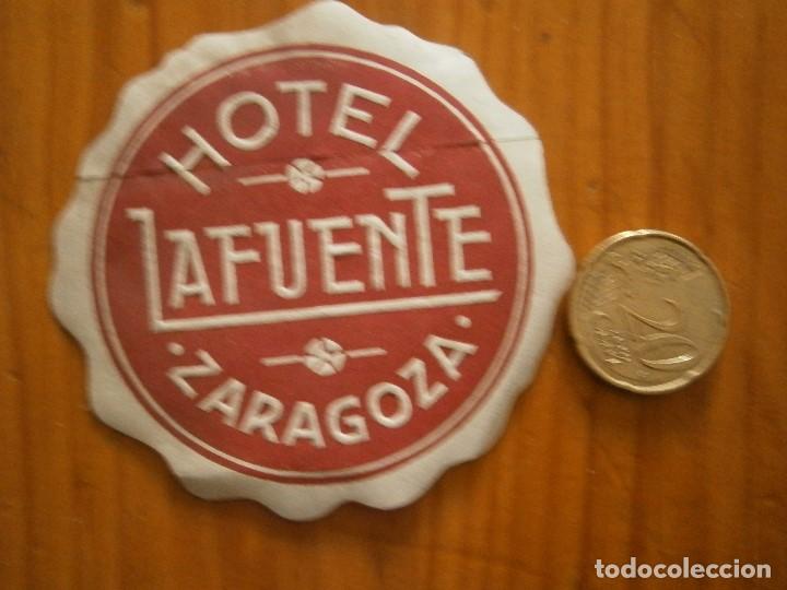 Etiquetas antiguas: &iexcl;&iexcl; ETIQUETA DE ,ZARAGOZA''A&Ntilde;OS 30 40&iexcl;UNICA EN TC&iexcl;HOTEL LA FUENTE