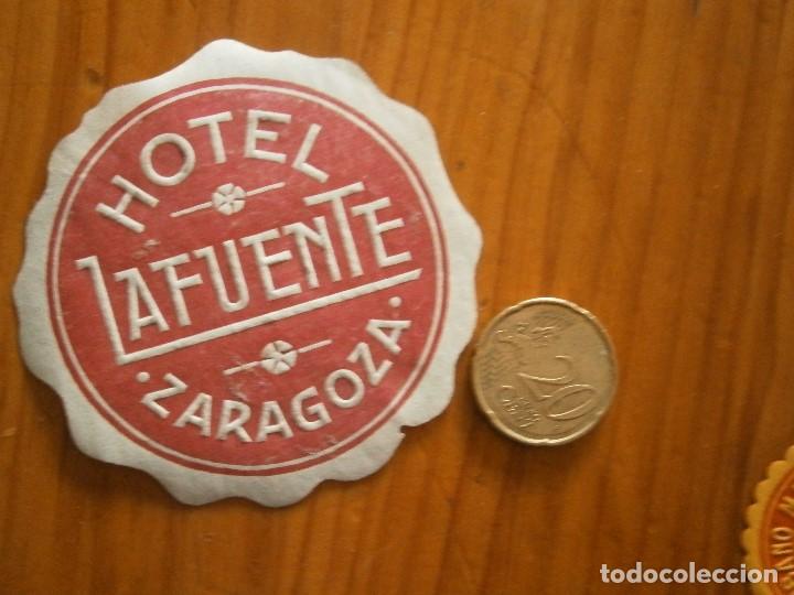Etiquetas antiguas: &iexcl;&iexcl; ETIQUETA DE ,ZARAGOZA''A&Ntilde;OS 30 40&iexcl;UNICA EN TC&iexcl;HOTEL LA FUENTE