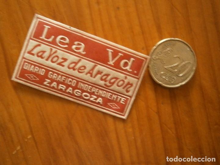 Etiquetas antiguas: LA VOZ DE ARAGON LEA&iexcl;&iexcl;&iexcl; ETIQUETA DE ,ZARAGOZA''A&Ntilde;OS 30 40&iexcl;UNICA EN TC&iexcl;DISPONEMOS MAS DE 100.000,