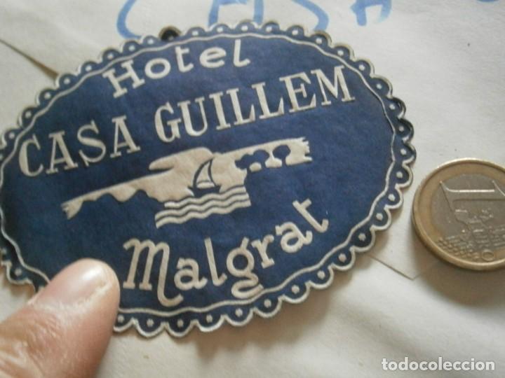 Etiquetas antiguas: ETIQUETA A&Ntilde;OS 30/40, HOTEL CASA GUILLEM (MALGRAT)