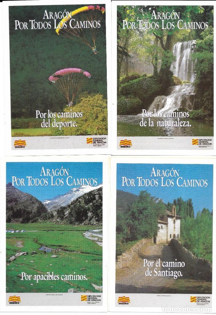 Etiquetas antiguas: Etiquetas adhesivas de promoci&oacute;n de ARAGON. A&ntilde;os 90s