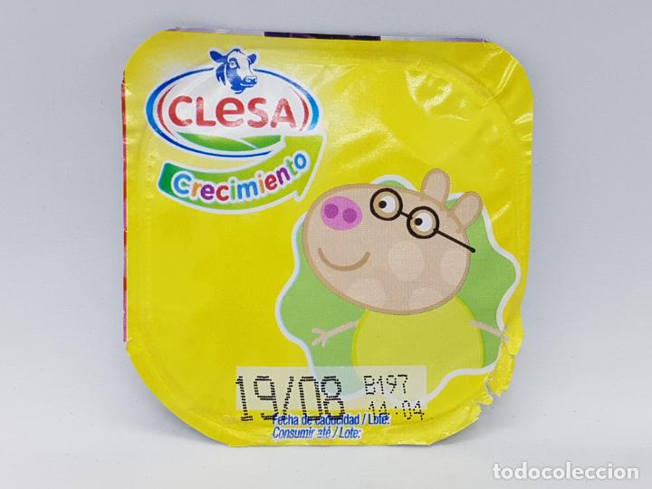 Etiquetas antiguas: TAPA DE YOGUR CLESA COLECCION PEPPA PIG 2020 - PEDRO PONY