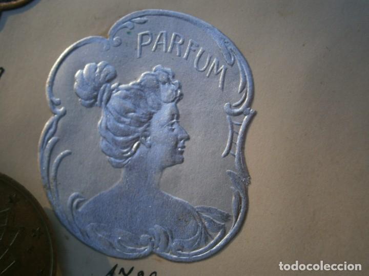 Etichette antiche: ETIQUETA PUBLICITARIA A&Ntilde;OS 40/50, PARFUM