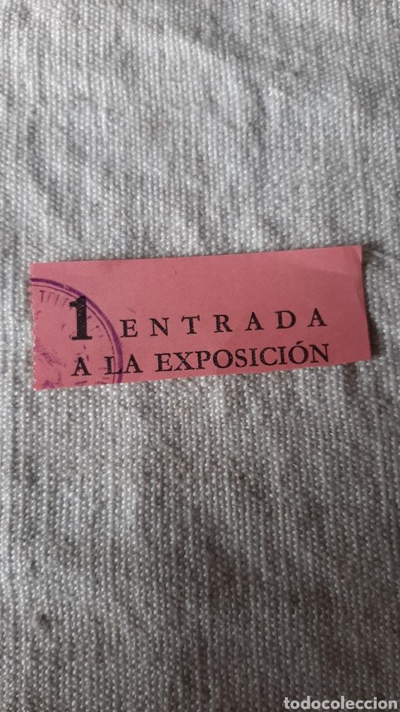 Alte Etiketten: ENTRADA EXPOSICI&Oacute;NES FILATELIA ESPA&Ntilde;A