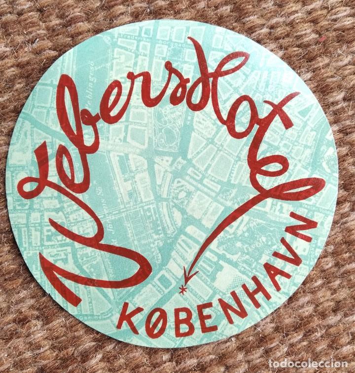 Etiquetas antiguas: etiqueta hotel webershotel - kobenhavn